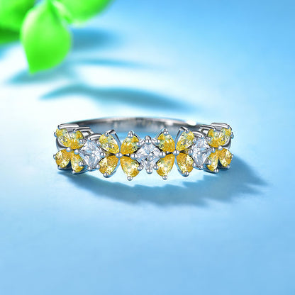 Half Eternity Sona Diamond Promise Ring