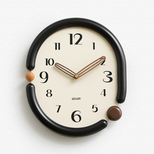 Minimalist Silent Analog Wall Clock - Scandinavian Design