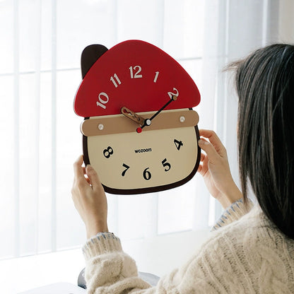 Gullei Artistic Mushroom Silent Wall Clock - Eco-Friendly Design
