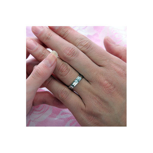 Marriage Ring for Men with Custom Names 4mm