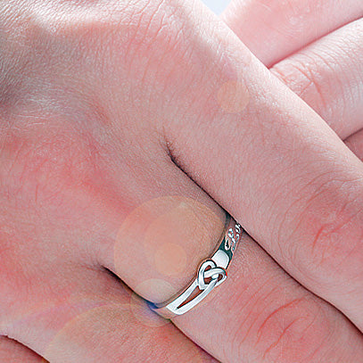 Custom Engraved Promise Ring for Her Sterling Silver 4mm