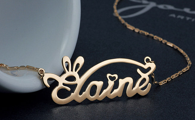 Necklace with Custom Name Anniversary Gift for Her