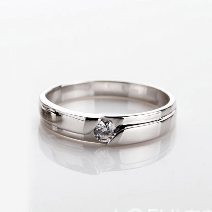 Marriage Ring for Men with Custom Names 4mm
