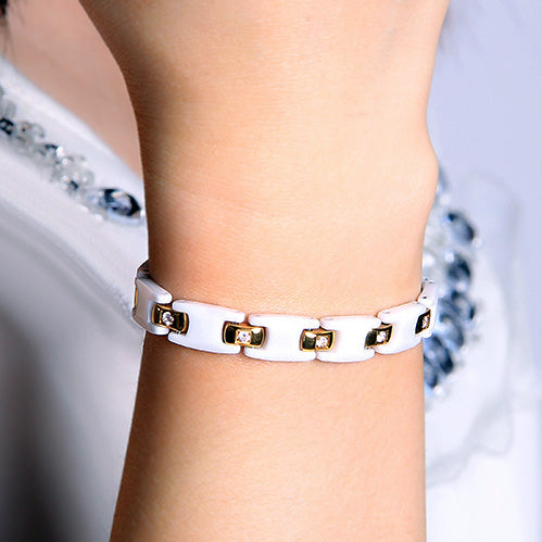 Personalized Identity Magnetic Bracelet for Women with Engraving
