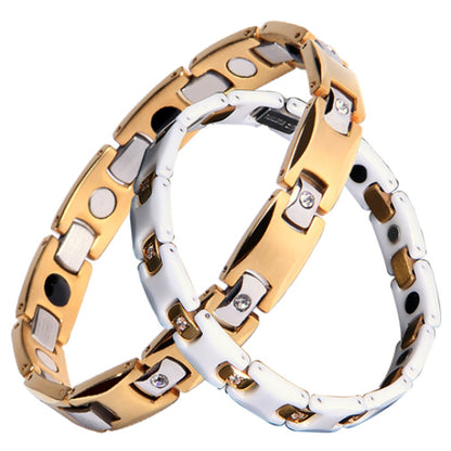 Custom Engraved Energy Magnets Couples Bracelets for Two