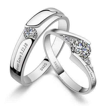 Custom Wedding Bands for Men and Women Sterling Silver