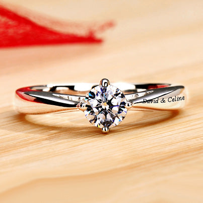 0.5 Carat Lab Diamond Solitaire Ring