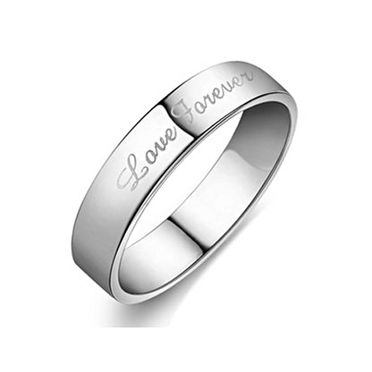 Personalized Name Engagement Ring for Her 2.5mm