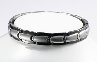 Magnetic Mens Custom Bracelet Stainless Steel 22cm