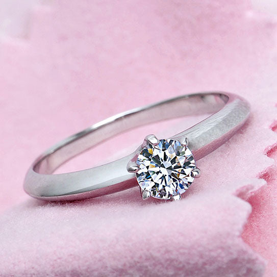 Custom 0.65 Carat Solitaire Diamond Engagement Ring