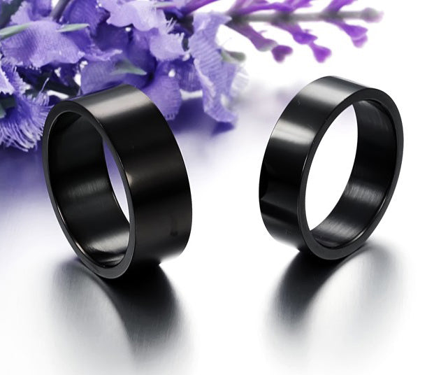 Engraved Matching Marriage Rings Set for Mens and Women
