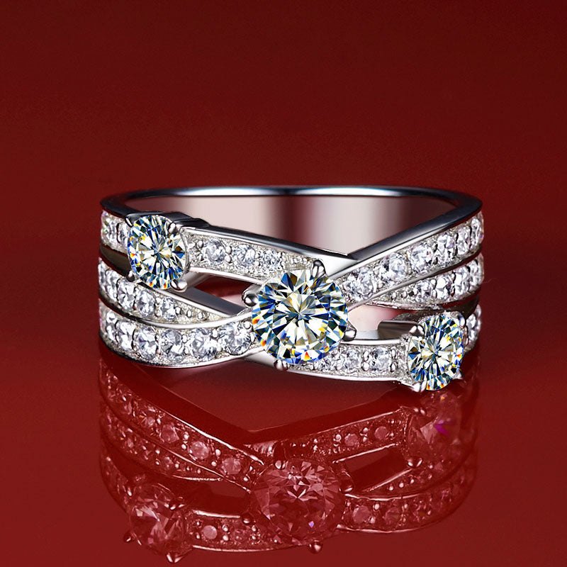Gemstone Trinity Custom Ring for Her