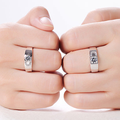 0.64 Carat Diamond Matching Wedding Rings Set