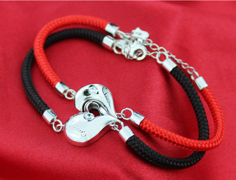 Magnetic Hearts Friendship Bracelets for Guys and Girls