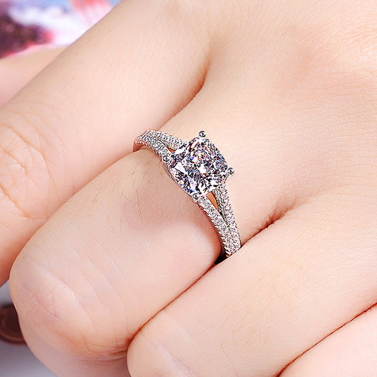 0.6 Carat Lab Diamond Marriage Ring for Her