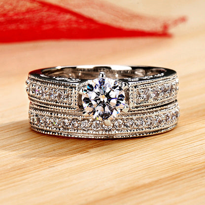 0.6 Carat Round Cut Diamond Celebrity Engagement Ring