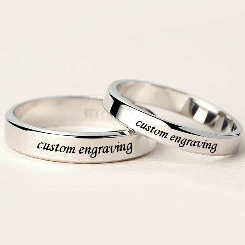 Minimalist Wedding Rings Set for Men and Women – Gullei