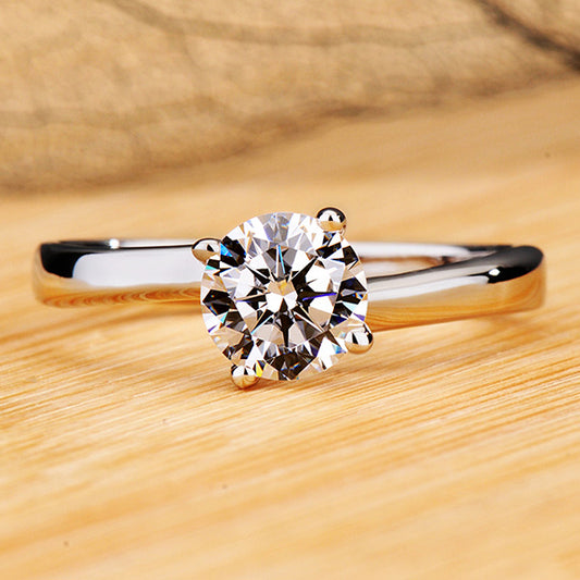 0.6 Carat Solitaire Lab Diamond Ring for Her