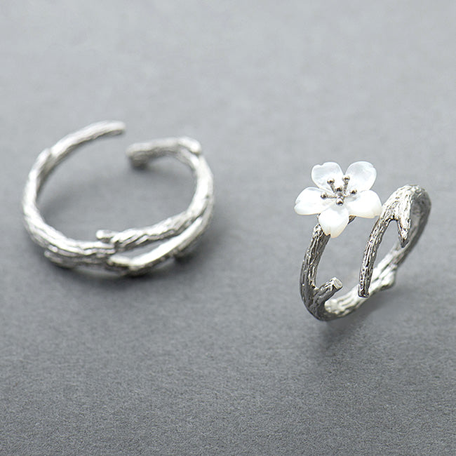 Matching Couple Rings Jewelry Gift (Adjustable Size)