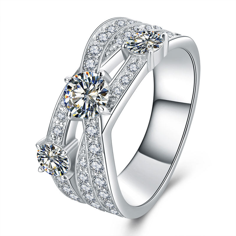 Gemstone Trinity Custom Ring for Her