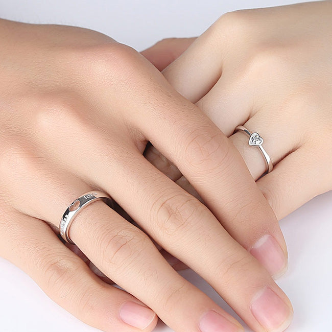 Endless Love Marriage Rings for Couple (Adjustable Size)
