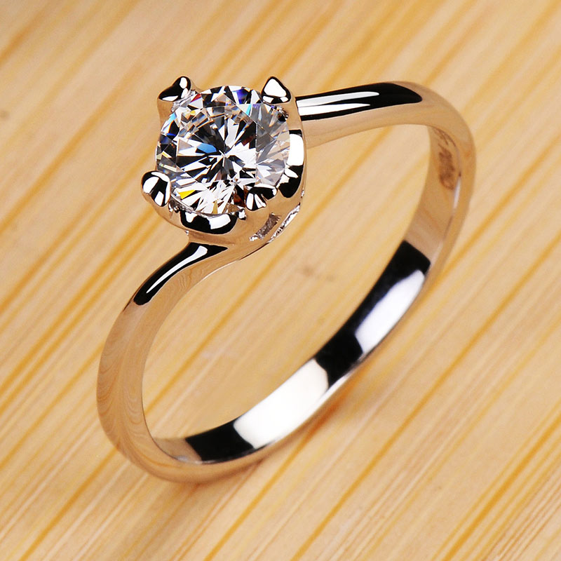 0.5 Carat Lab Grown Solitaire Diamond Women Ring