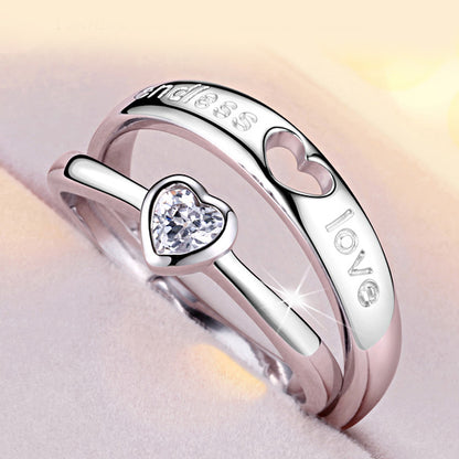 Endless Love Matching Wedding Bands for Couples