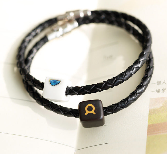 Custom 2 Pcs Horoscope Friendship Bracelets Set