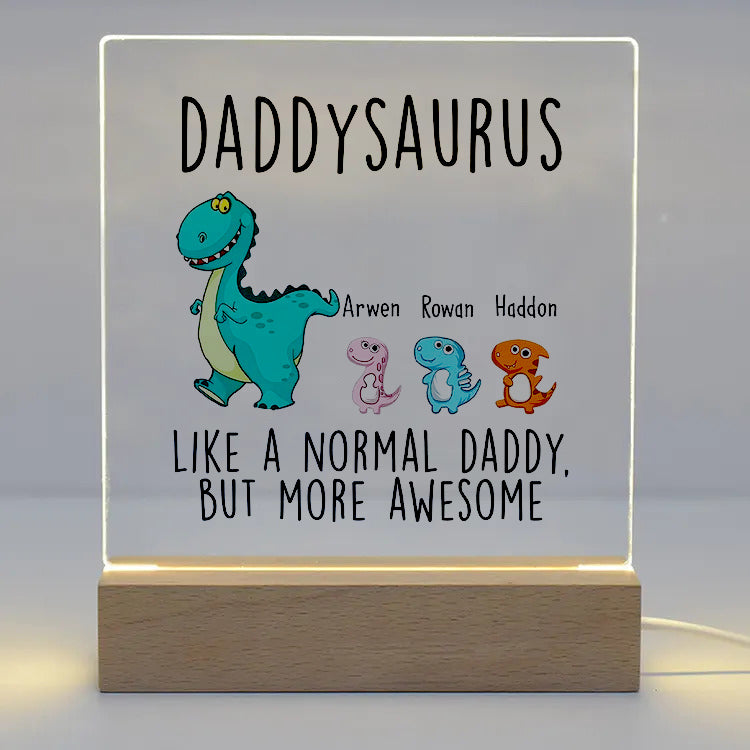 Gullei™ Daddysaurus Night Light - Gift for Dad