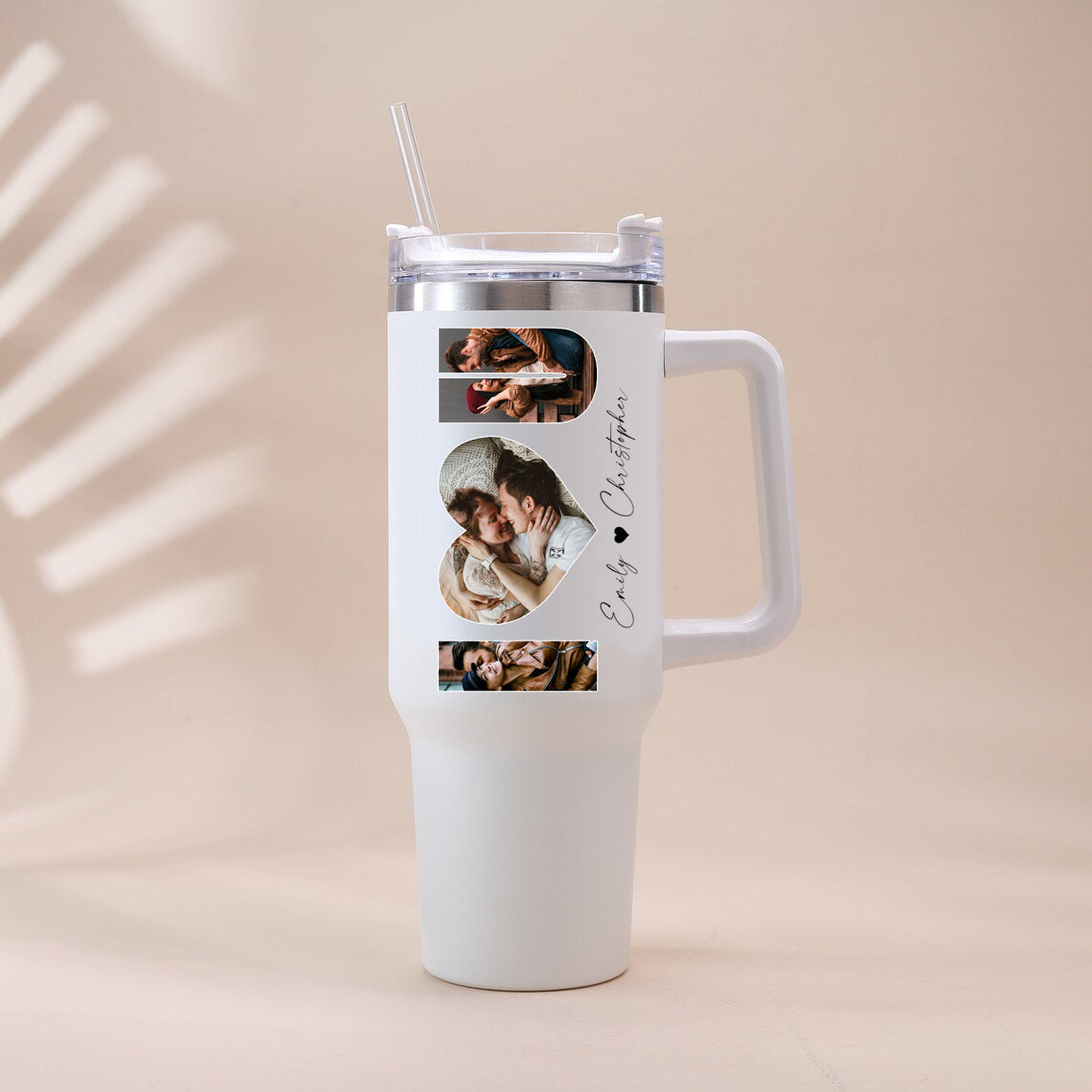 Gullei™ Custom I Love You Couple Photos Tumbler