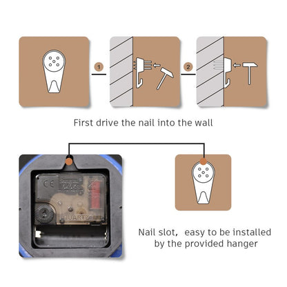 Creative Vinyl Clock Gift Idea for Barber Hair Salon Wall Decor