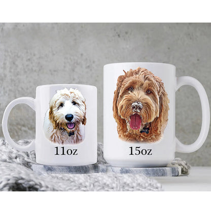 Gullei Multi-Pup Mug – Personalized Dog Photo Mug for Pet Parents (11oz & 15oz)