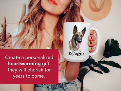 Personalized Pet Photo Mug – Custom Dog or Cat Mug
