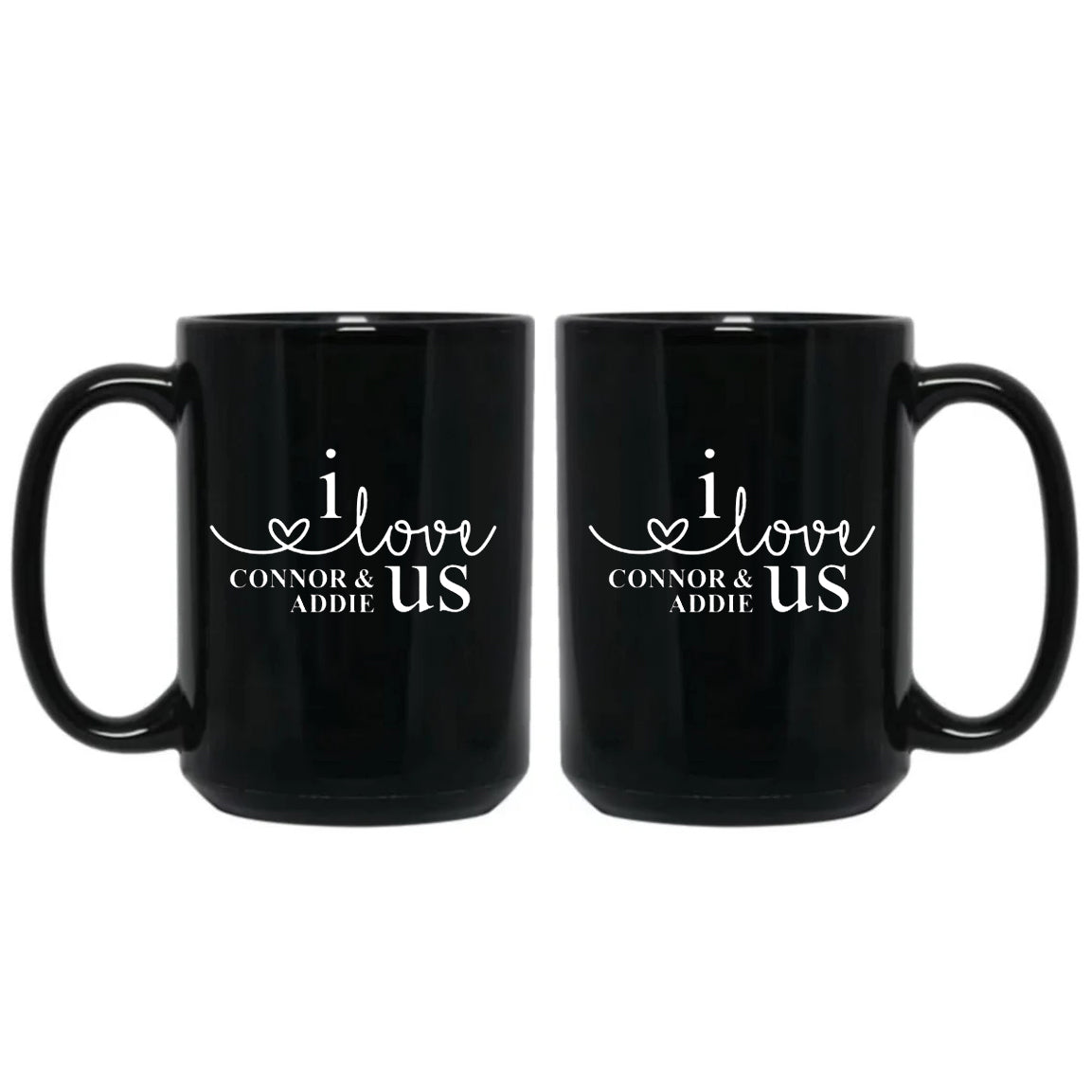 Custom Name Couple Coffee Mug