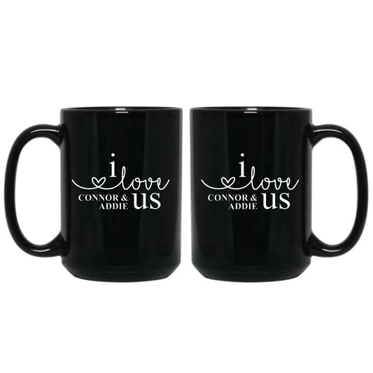 Custom Name Couple Coffee Mug