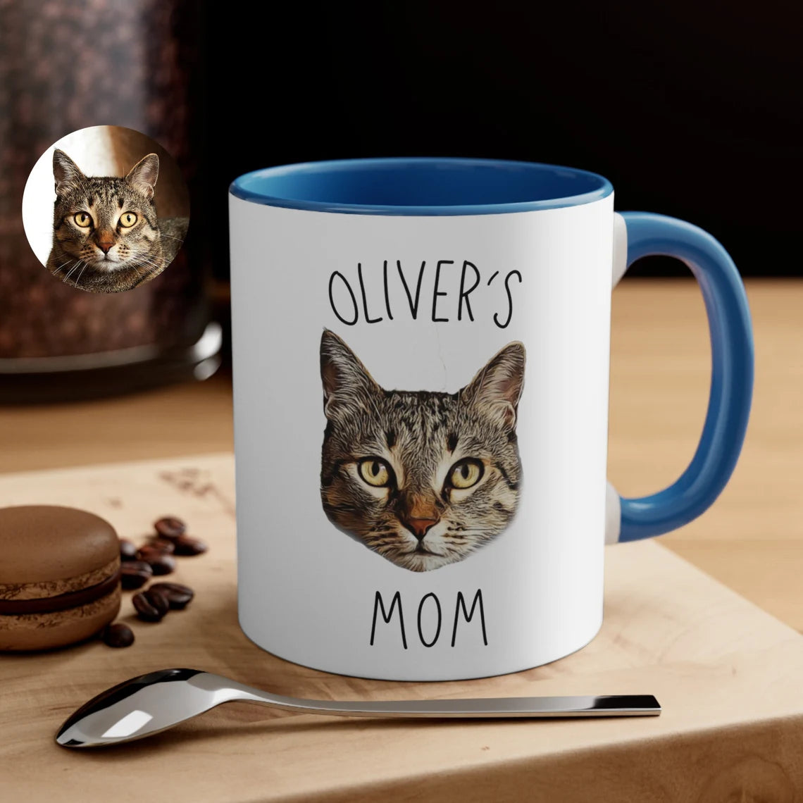 Gullei™ Custom Pet Face Pattern Coffee Mug