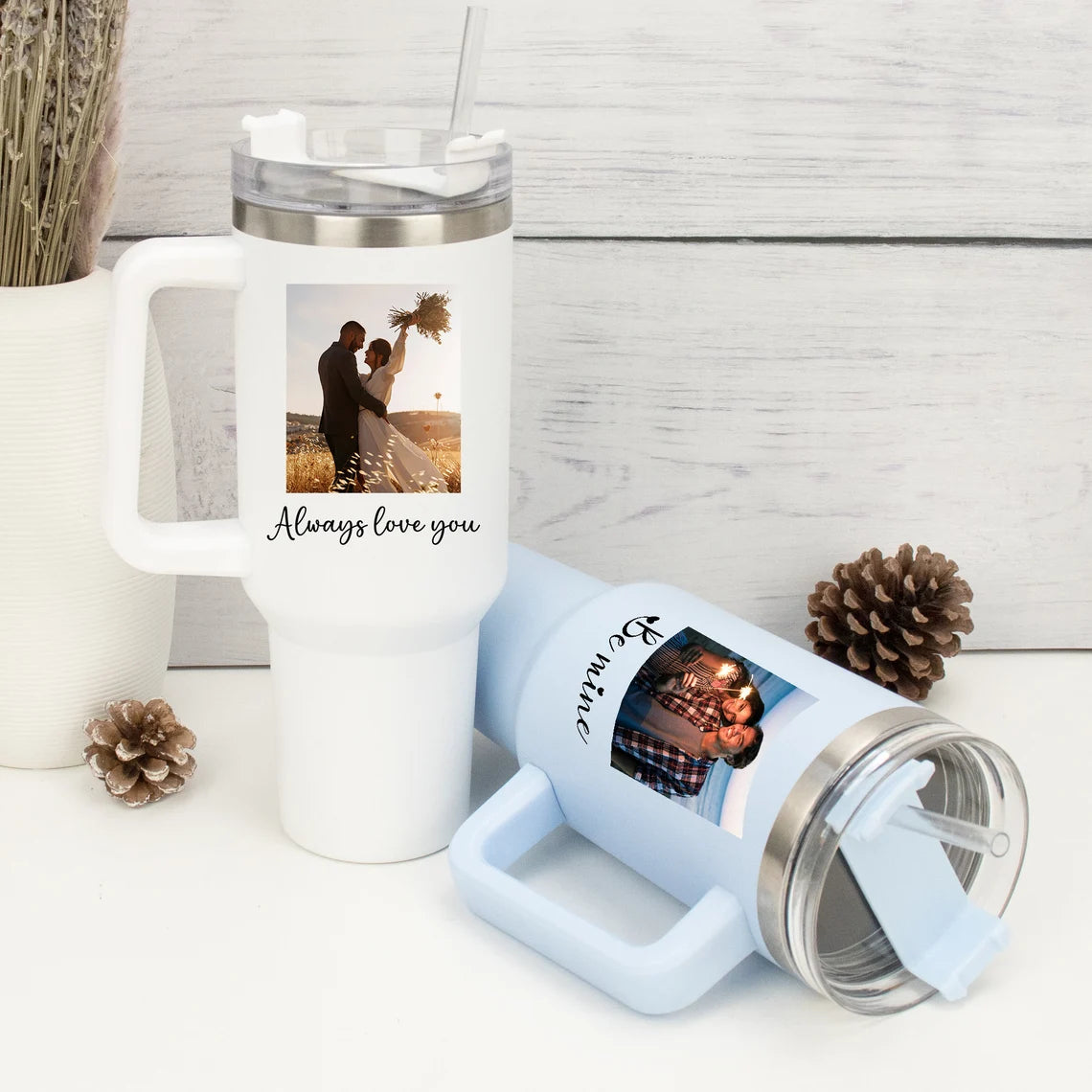 Gullei™ Custom Couple Photo Tumbler