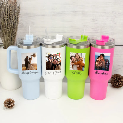 Gullei™ Custom Couple Photo Tumbler
