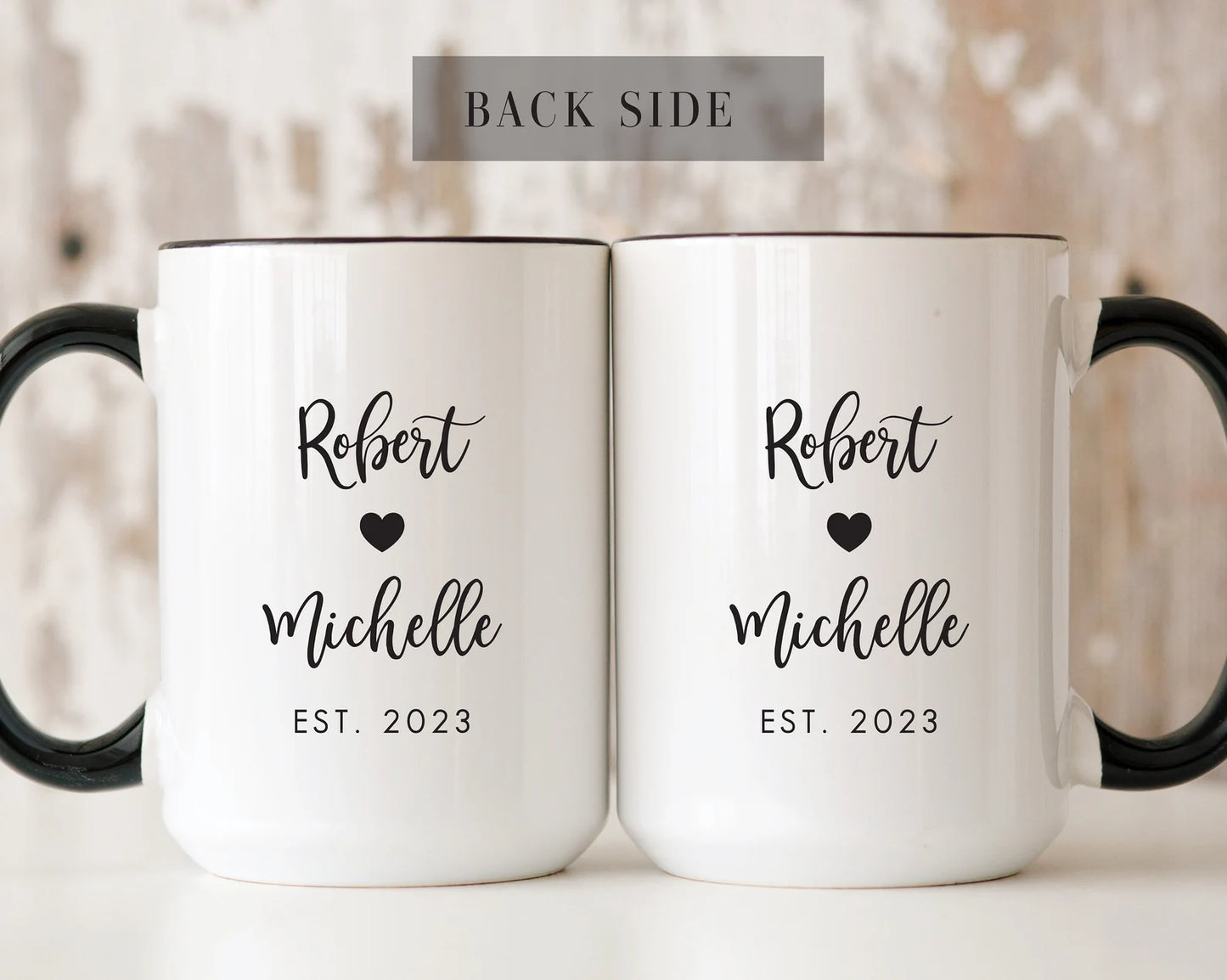 Customized Coffee Mugs Set for Couples