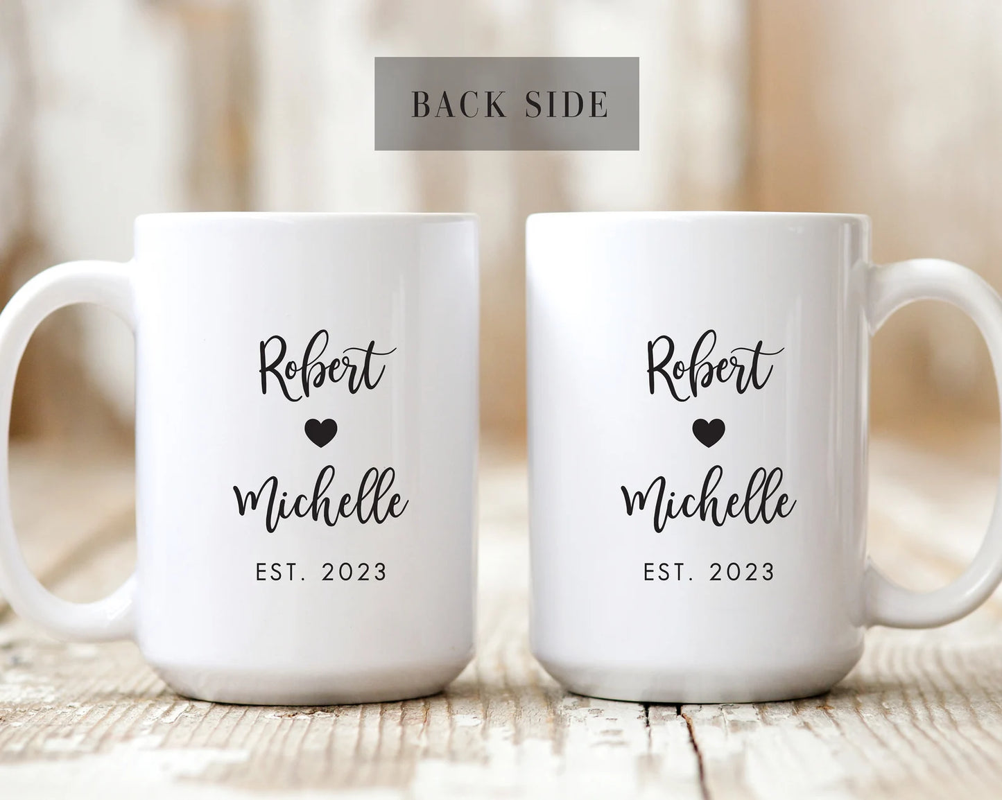 Customized Coffee Mugs Set for Couples