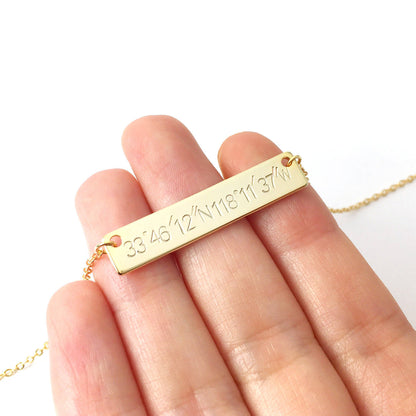 Personalized Nameplate Necklace for Gift for Girlfriend