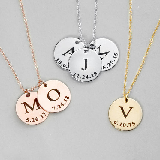 Personalized Initial Name Necklace Gift for Her