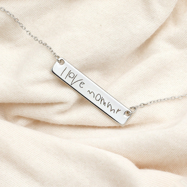 Custom Handwriting Necklace Gift for Wife or Girlfriend