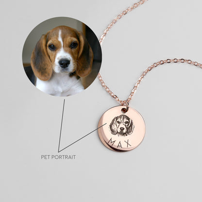 Personalized Photo Necklace Gift for Pet Lovers