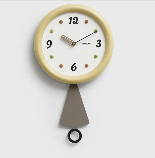 Gullei Artistic Silent Wall Clock - Eco-Friendly, Contemporary Design