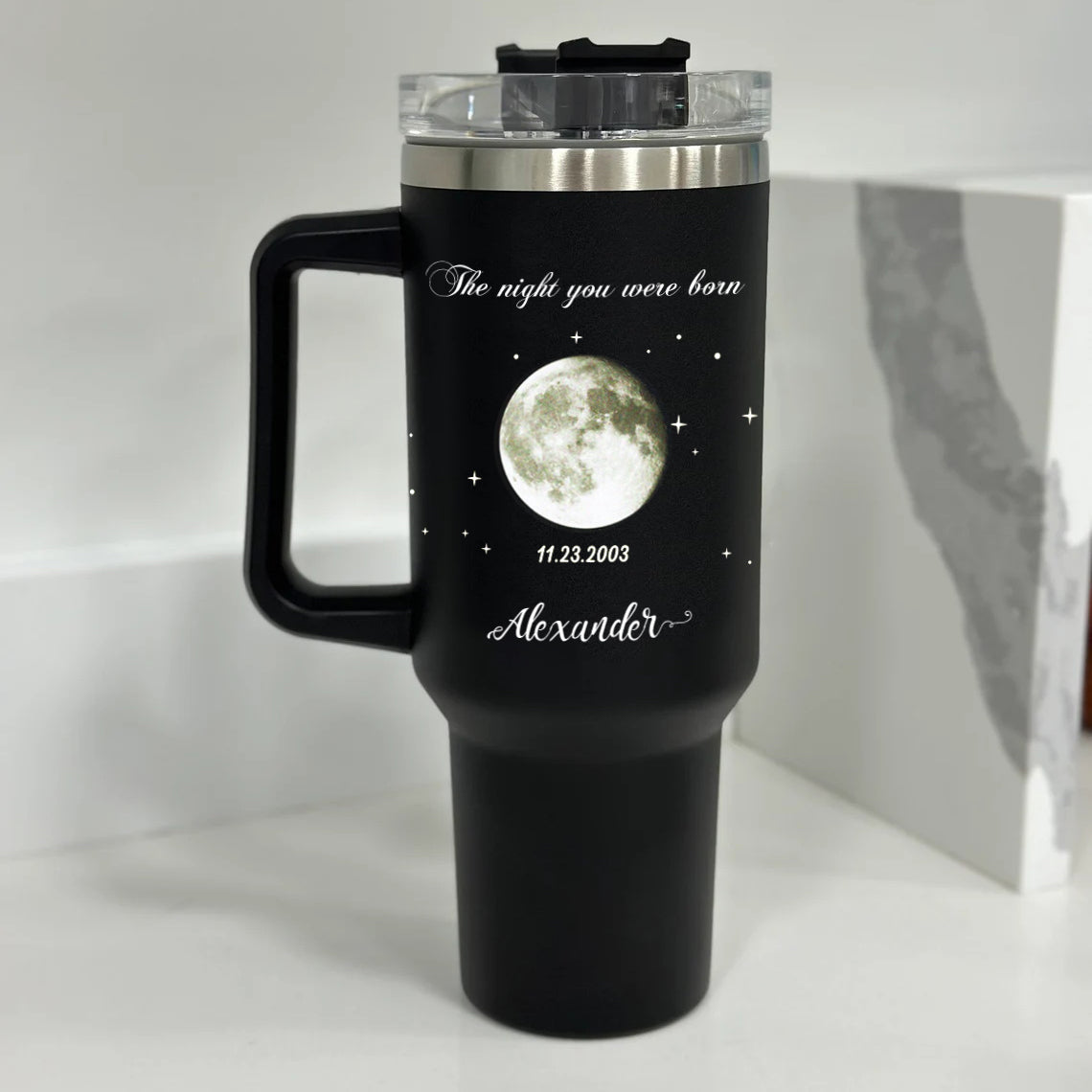 Gullei™ Personalized Moon Phase Special Date Tumbler