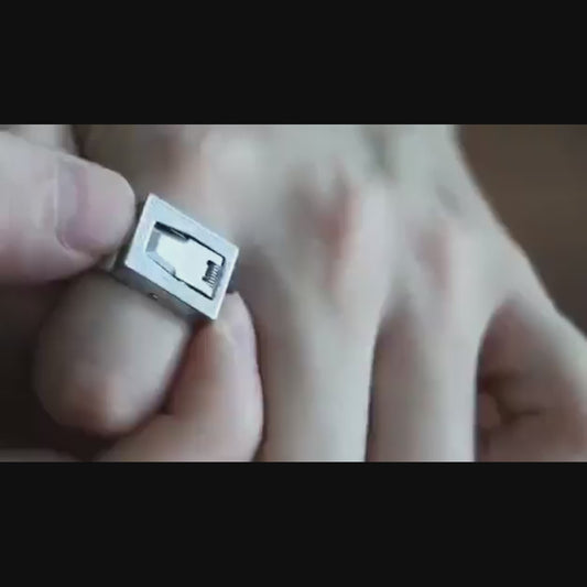 Gullei™ Mens Hidden Blade Ring - Stainless Steel Self Defense EDC