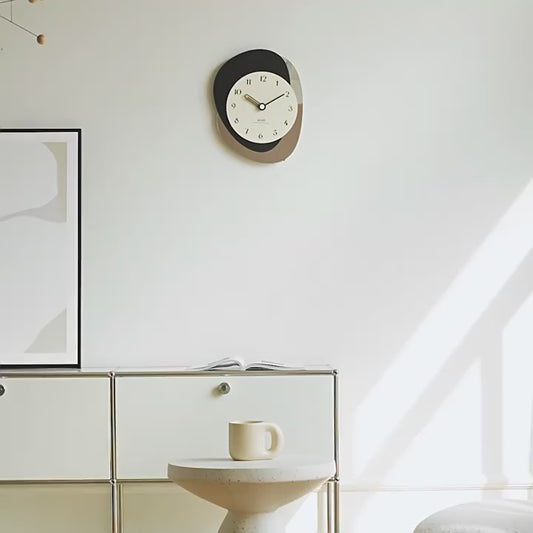 Modern Abstract Silent Wall Clock - Elegant Home Decor