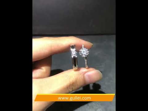 0.8 Carat Moissanite Couple Rings Set for 2