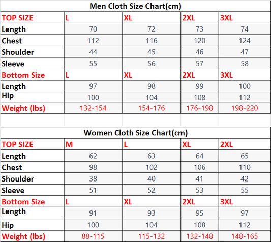 Matching Warm Nightwear Pajamas Set for Couples